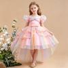 Girl S Rainbow Tulle Princess Cake Gown For Performance