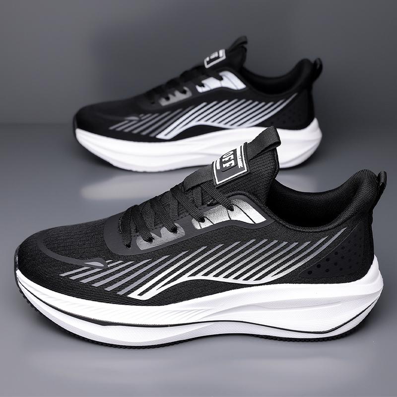 Light Running Shoes Breathable Mesh Sporty Men'S Women'S Spring Summer Lightweight Shock Absorption Rebound Running Shoes