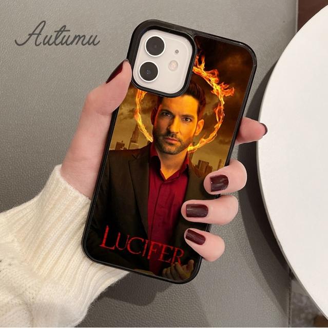 Lucifer TV Phone Case for iPhone 11 12 13 14 Pro Max Mini X XR XS SE 2020 5 6S 7 8 Plus Samsung Galaxy S21 S22 Cover Shell