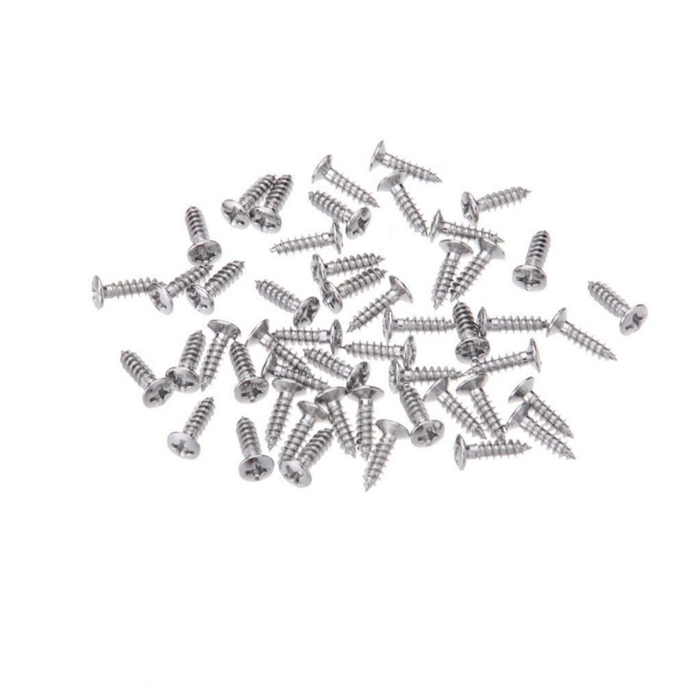 3*12mm Fixed Screw Gold Black Silver Guitar Bass Pickguard Screws Electric Guitar Screws