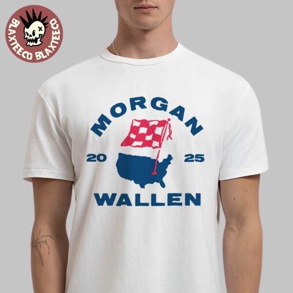 Morgan Wallen Fourth Of July 2025 USA MW Map Unisex T-Shirt Unisex T-Shirt M