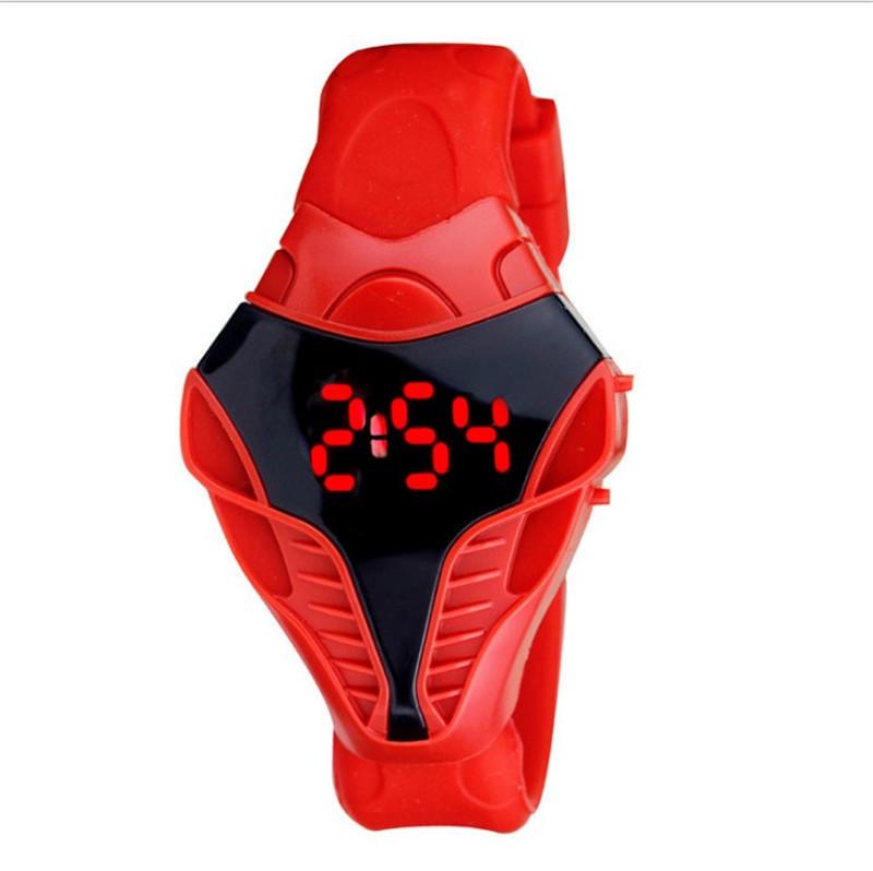 Men Luxury Silica Gel Electronic Watch Students Sports Young Boys Wristwatches