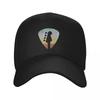 Retro Bass Player Guitar Pick Baseball Cap Sun Caps F Sunscreen Unisex Caps Womens