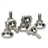 5/10/25pcs 303 Stainlesss Steel Thumb Curtain Wall Glass Lock Screw M2 M2.5 M3 M4 M5 M6 High Head Hand Tighten Adjust Screw