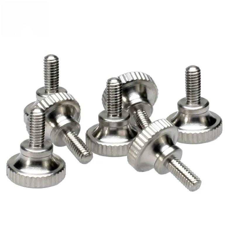 5/10/25pcs 303 Stainlesss Steel Thumb Curtain Wall Glass Lock Screw M2 M2.5 M3 M4 M5 M6 High Head Hand Tighten Adjust Screw