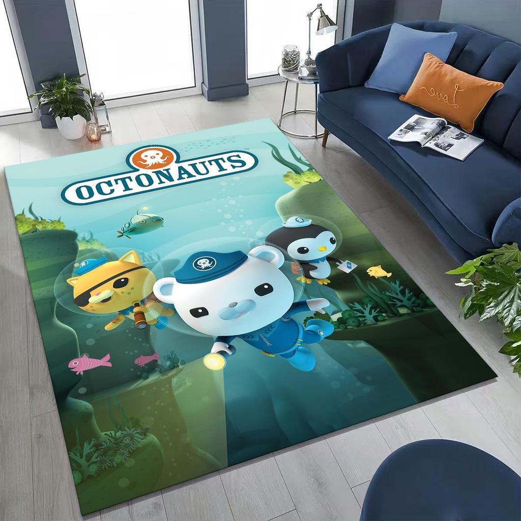 27 Style Octonauts Barnacles Cartoon Rug for Bedroom Living Room Sofa Home Doormat Decor, Large Kids Play Non-slip Floor Mat