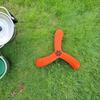 Boomearng Soft Flying Disc Toy for Outdoor Sports Use 4Pcs Vibrant Orange