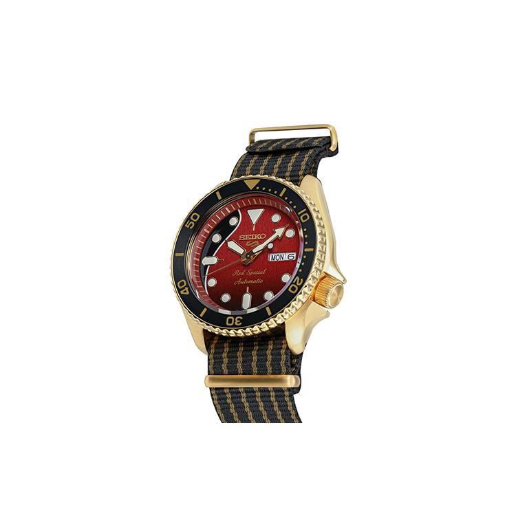 SEIKO Seiko5 ×BRIAN MAY Collaboration Mechanical Movement Nylon Strap Watch Men's Watches SRPH80K1
