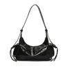 Locomotive style soft leather armpit bag women's summer new fashion simple shoulder messenger bag