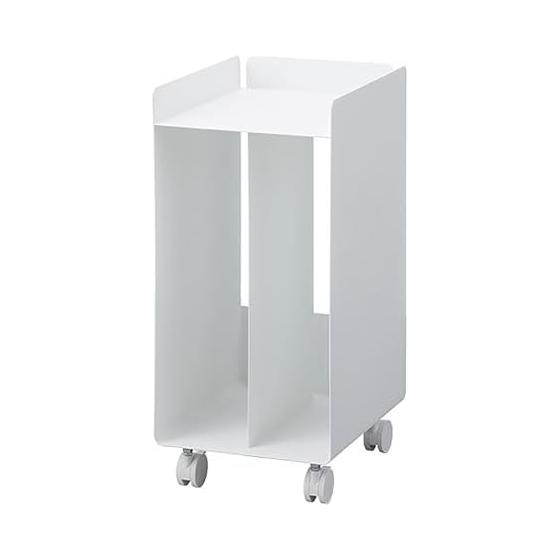 Piano sheet music storage wagon tower white tower sheet music storage storage Yamazaki Jitsugyo wagon with casters bookshelf stopper piano compact