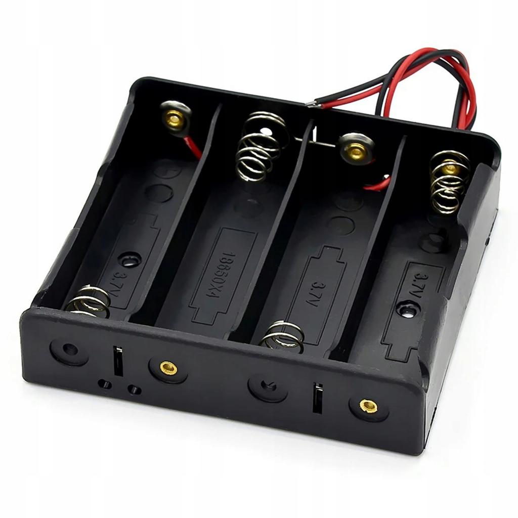 Basket 4 X 18650 Connected In Series + Wires