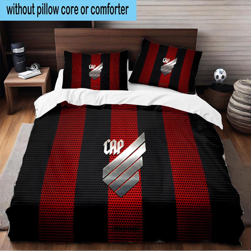 3PCS Athletico Paranaens Bedding Set For Bedroom, Dormitory,Including 1pc Duvet Cover And 2pcs Pillowcases Large size Fan gift