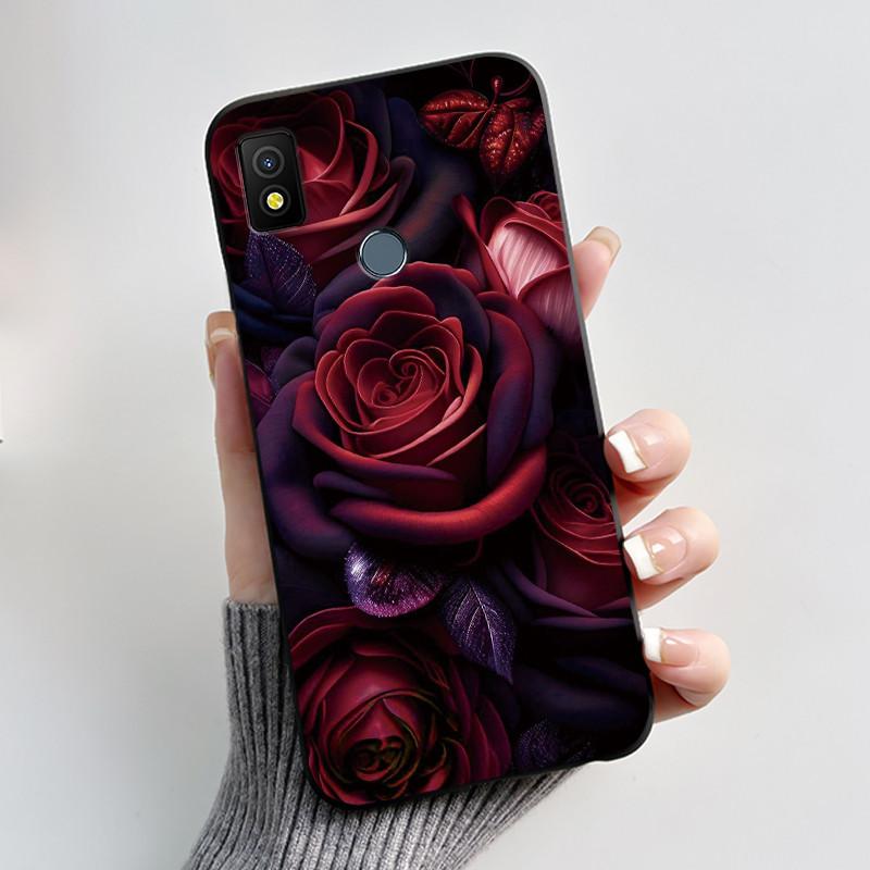 Casing For Cricket Icon 4 Icon 5 Phone Case Luxury Cute Cool Boys Girls Black TPU Soft silicone Back Cover For Icon4 Icon5 Shell