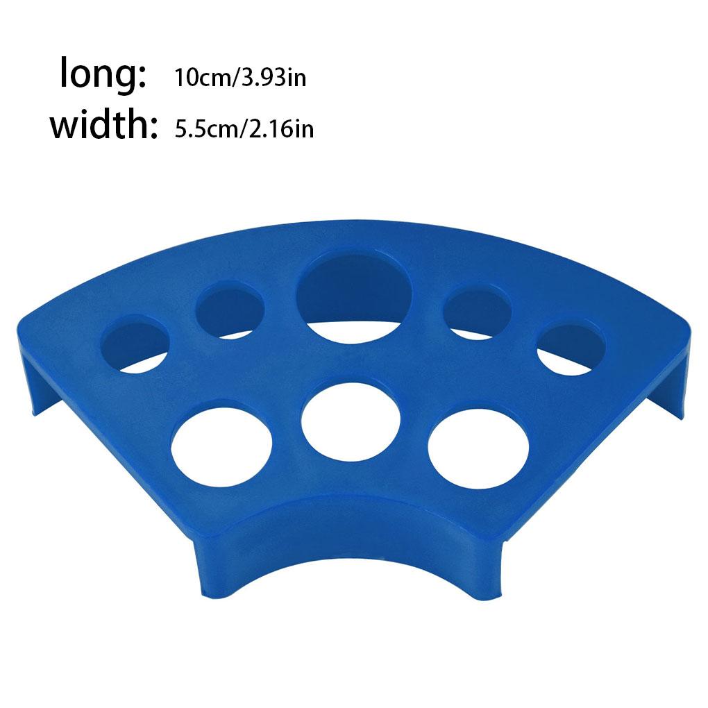 Leichtes Tattoo-Farbgestell Wasserdicht Professioneller Ständerhalter Stabil Verstellbares Kunststoffregal Hohe Tragfähigkeit