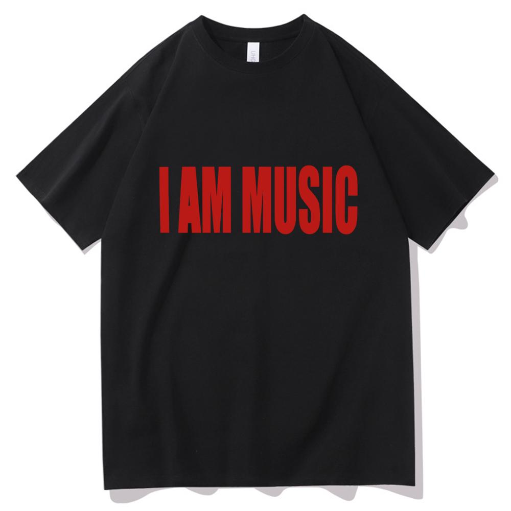 I Am Music Playboi Carti 2025 T-shirt Man Women Harajuku O-neck Summer Casual Shirt