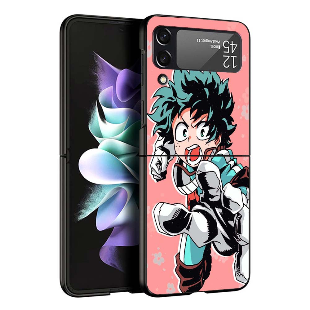 

My Hero Izuku Deku Phone Case For Samsung Galaxy Z Flip7 Flip6 5G Flip5 Flip4 Flip3 ZFlip 7 6 3 4 5 Shockproof Back Cover Galaxy Samsung Z Flip 7