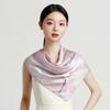 [100% Mulberry Silk] Fashionable, lightweight, soft and elegant large square scarf shawl women's versatile silk scarf