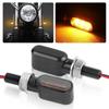1 Pair Motorcycle Led Mini Turn Signal Light Blinker Indicator Dc 12v Aluminum Alloy E-bike Side