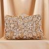 Sparkling Flowers Evening Clutch Purses Women’s Crystal Bridesmaid Clutches Ladies Dinner Diamond Wedding Bag Girls Female Pink