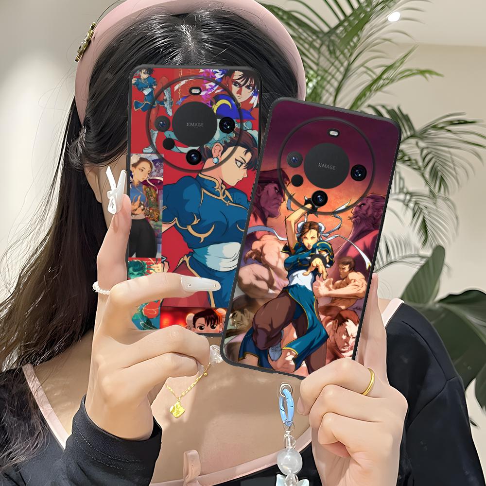 Street Fighter Chunli Phone Case for Huawei Mate 60 50 40 30 20 10 Pro Plus Lite E 5G Colorful Printing Cover Cover Luxury