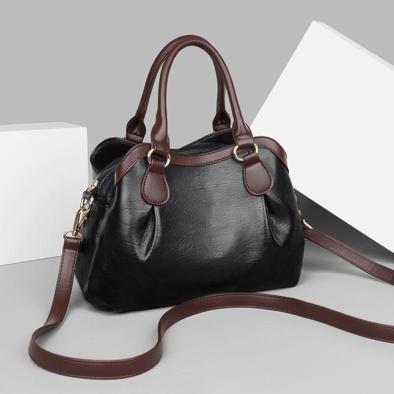 Popular Women'S Handbags Fashionable Atmosphere Commuter Pleated Bags Sheepskin Quality Women'S Bags