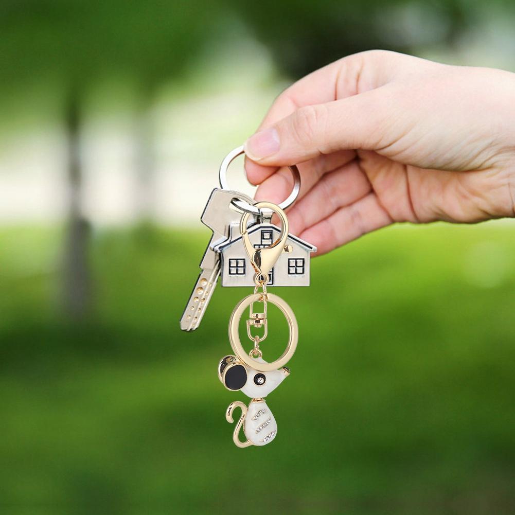 

Брелок-подвеска в виде крысы из сплава, украшение для подарка на день рождения для инновационной серии животных