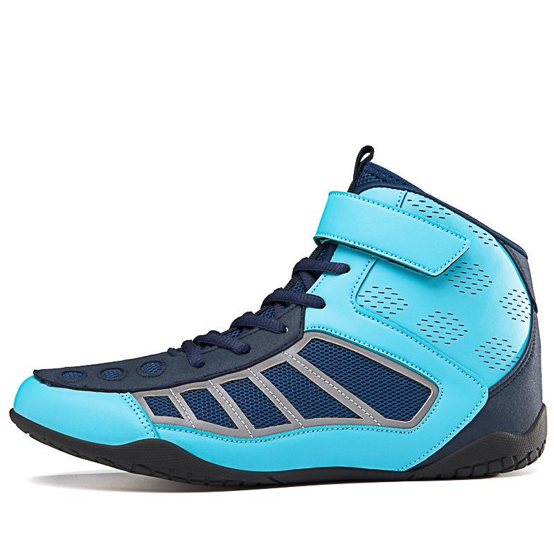 

New spring and summer men s and women s high-top sports shoes mesh boxing shoes fitness training shoes fighting shoes practice shoes 46