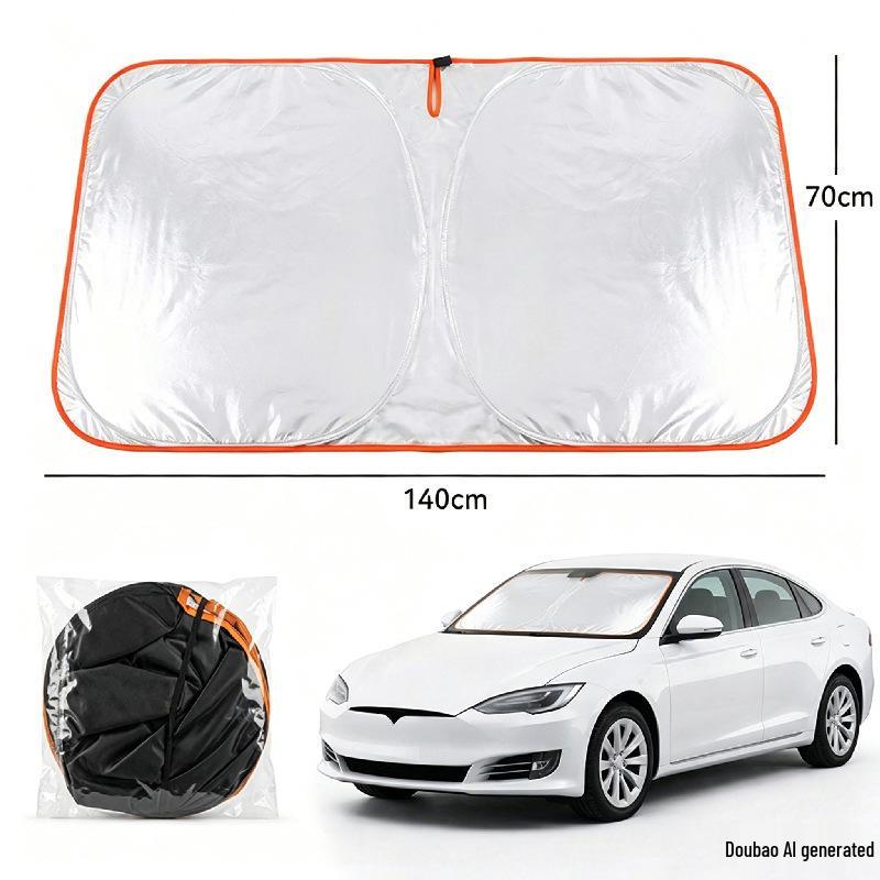 Static Adsorption Car Window Sunshade Curtain for Privacy and Sun Protection