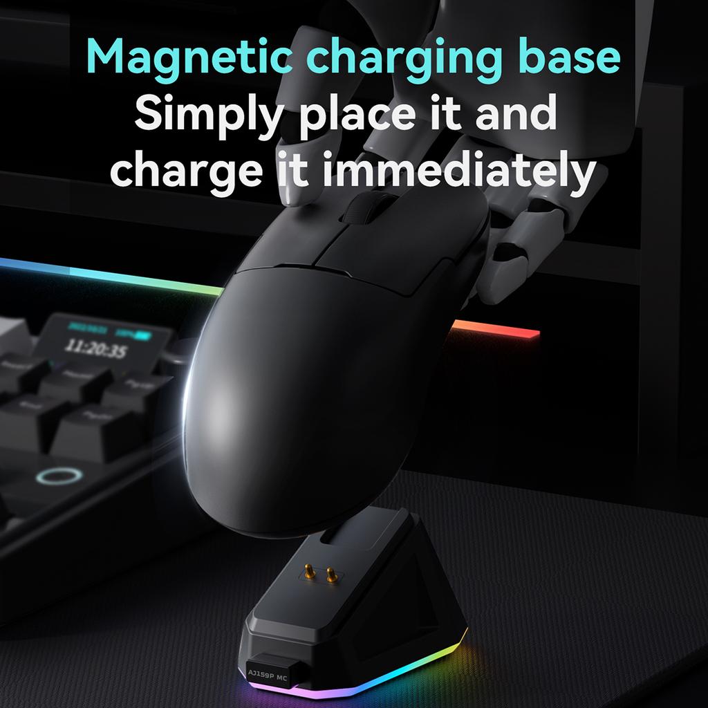 Ajazz AJ159 P MC Wireless Gaming Mouse Ergonomic Lightweight 12000DPI 2.4G USB Optical PAW3311 Sensor Gaming Mouse