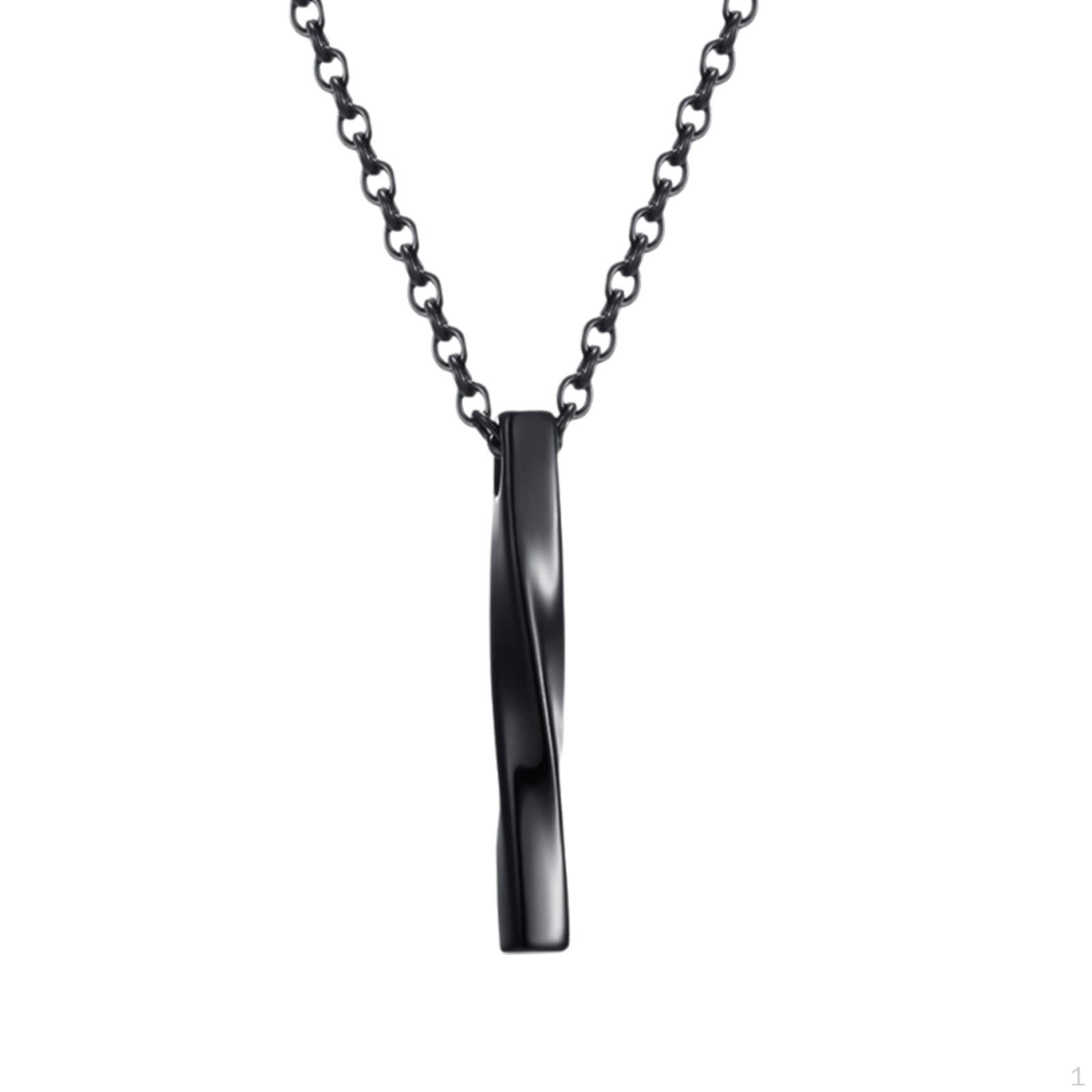 

Подвеска Цепочка для ожерелья для путешествий Помолвка Подарок чёрный