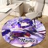 Personalized Genshin Impact Round Chair Office Rug - Perfect for Mat, Office Chair & More - Ideal Gift for Birthdays and Holidays