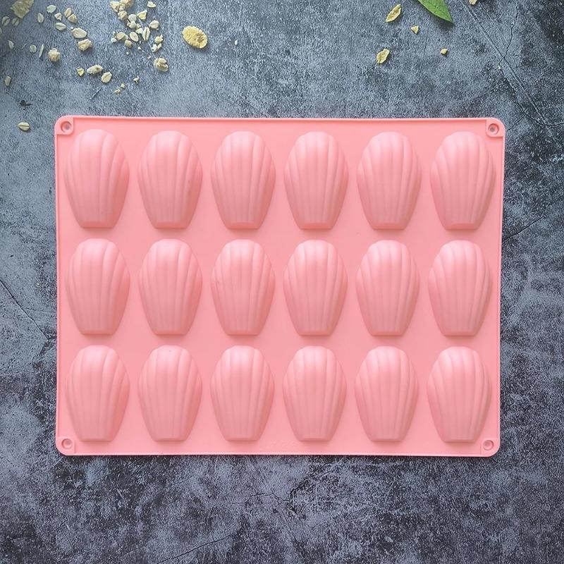 Silicone Cake Mold Shell Shaped Chocolate Cookie Biscuit Mould Handmade Silicone Bakeware Tools