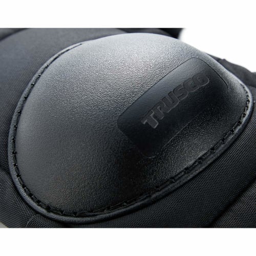 TRUSCO Knee Pads Buckle Type Set of 2 for Both Legs Black KPBT-BK