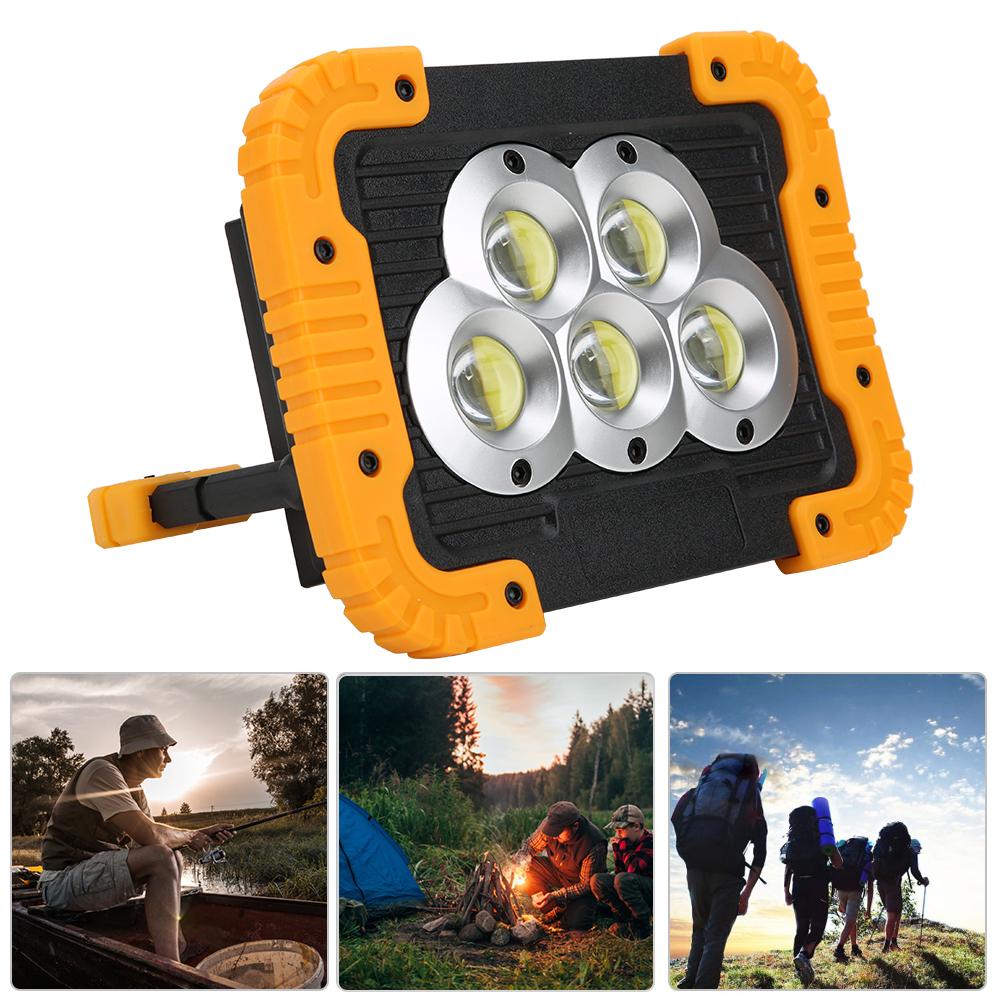 Mini Solar Light  Multi Functional COB Working Lamp Portable Camping Lamp for Outdoor Fishing Repairing Picnic