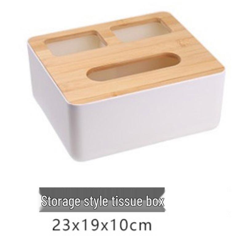 Desktop Wooden Tissue Box