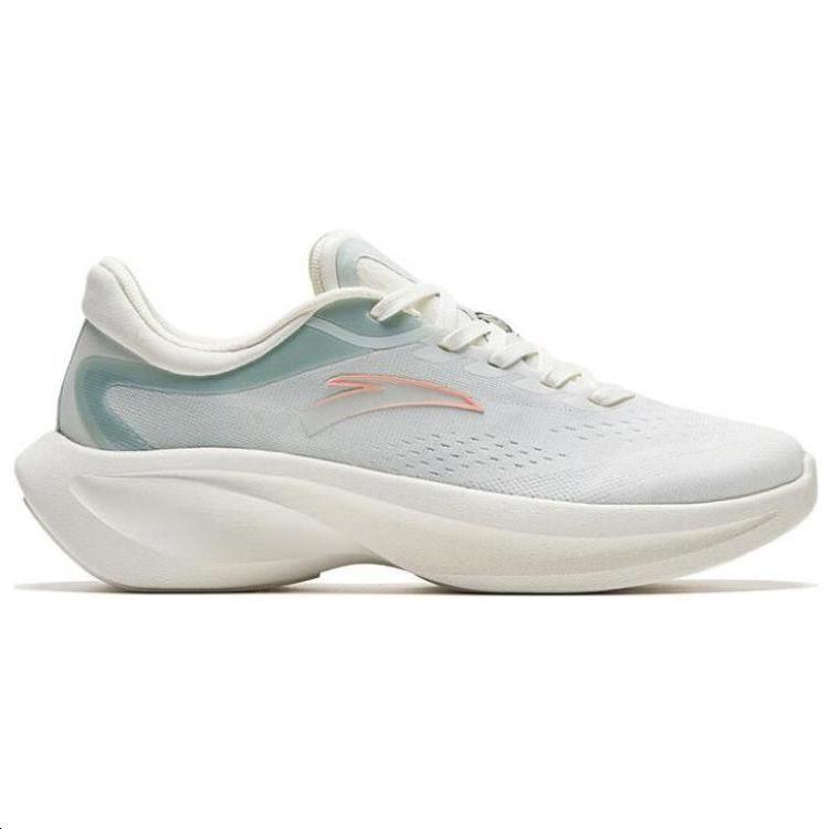 Anta Leaf 4.0 Slip Resistant Abrasion Resistant Low top Running Shoes Women's White Green 922335555-3