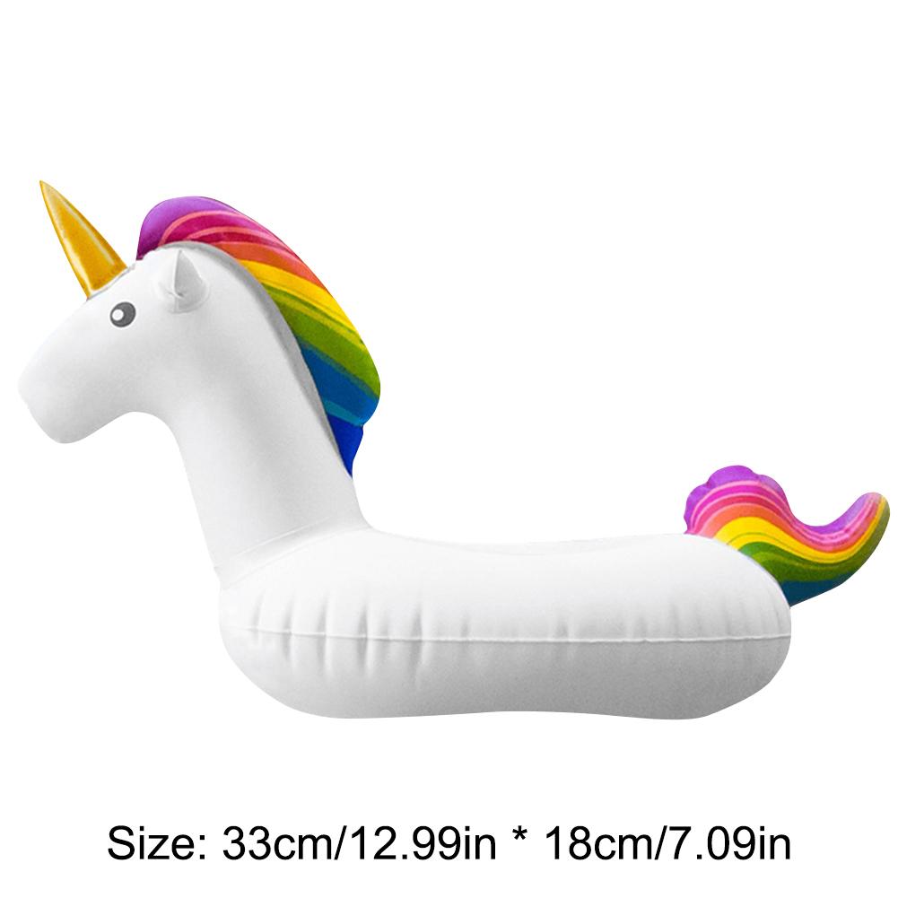 Float Beer Drink Tray Inflatable Swimming Pool Drink Cup Stand PVC Cooler Table Party Supplies for Pool Beach Swimming