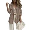 Veste Manteau Tricotée Décontractée Courte à Manches Longues pour Femmes Nouvelle Collection Printemps Été Européenne Américaine