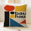 Abstract Orange Bauhaus Geometric Lucky Dragon pillow cover sofa cushion cover home room decoration children gift