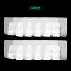 Multi-Purpose SelfAdhesive Hooks Transparent Hanging Holder Shelf Hook Kitchen Bathroom Wall Storage Rack Fixing Sticker Gadgets
