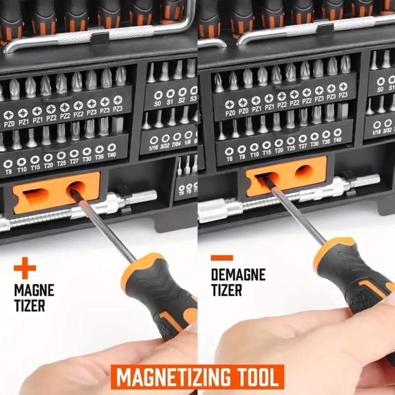 UYTON Magnetic Screwdriver 146 DIY Electronics Maintenance Tool Kit for Tool Magnetic Screwdriver Repair Tool Kit for Phones Precision Screwdriver