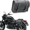 FOR Eliminator SE 400 450 Universal Motorcycle Riding Bag - Retro Rearseat Storage Side Bag (Black)