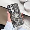 For Samsung Galaxy S21 FE S24 S23 Ultra Plus FE S25 S22 Ultra Plus Laser Phone Case Cute Cartoon Smile Face Shockproof Covers