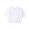 Emporio Armani Round Neck Cotton Simple Short Sleeve T-Shirt Men Tops White 110821-CC722-16510