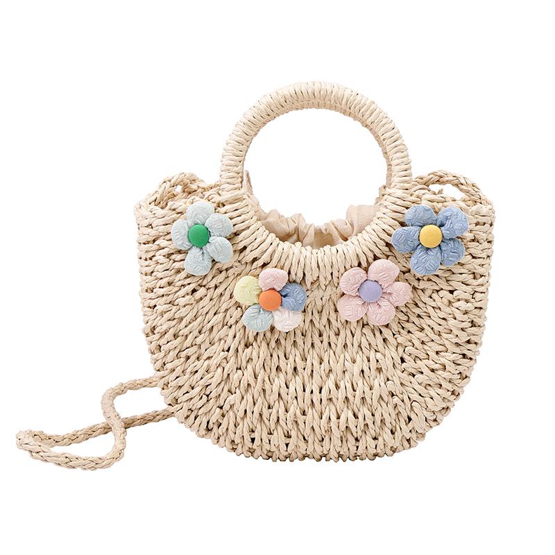 

Соломенная женская сумка ручной работы из плетеной соломы, большой емкости, через плечо, пляжная сумка