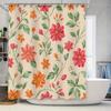 Watercolor Flowers Shower Curtain Romantic Floral Design Bathroom Decor for Girls Kids Home Textile Accessories 3D Printed Water