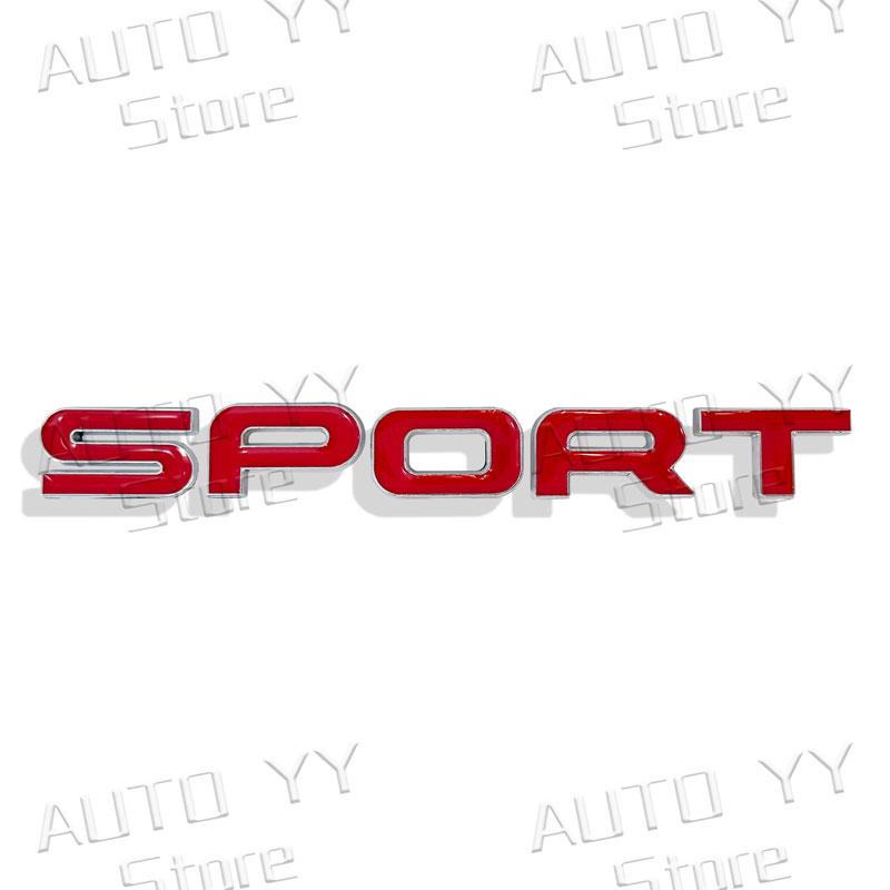 3D Chrome Metal HSE SDV6 SDV8 Luxury Logo Emblem Car Side Fender Trunk Badge Sticker For  Sport Discovery Evoque Decor