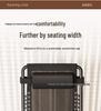 Folding Lounger for Sitting or Sleeping, Ideal for Naps and Elderly, with Backrest, Perfect for Balcony or Home Use.