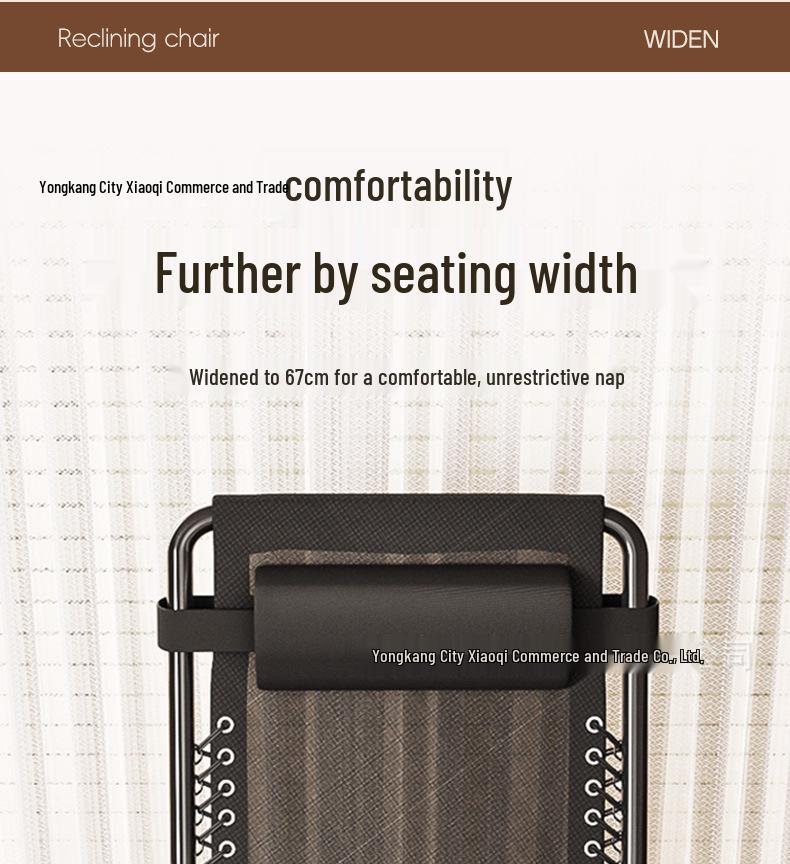 Folding Lounger for Sitting or Sleeping, Ideal for Naps and Elderly, with Backrest, Perfect for Balcony or Home Use.