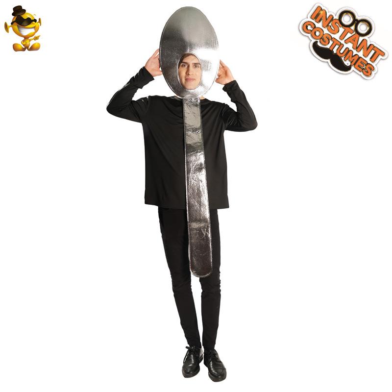 Halloween couple funny men's and women's tableware costumes masquerade stage show costumes cosplay costumes